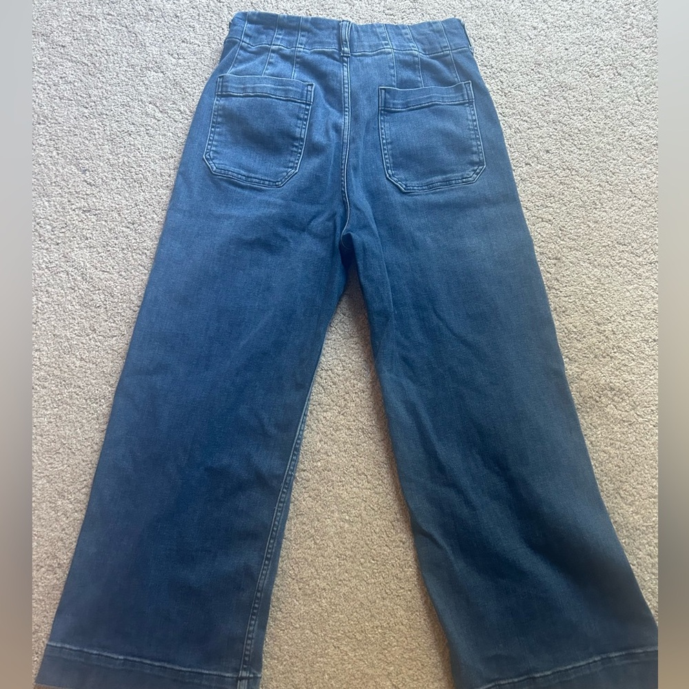 Maeve size 29” flared jeans.